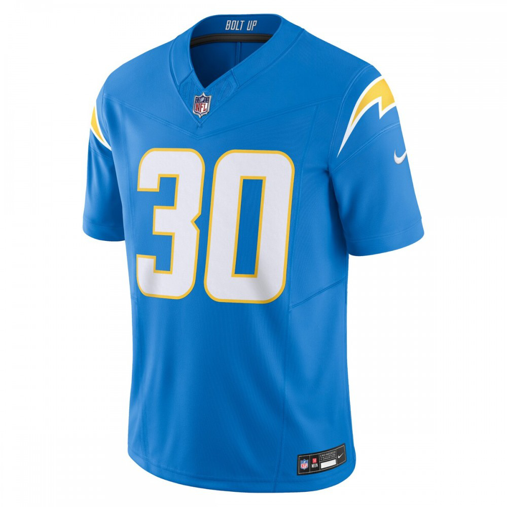 Austin Ekeler Los Angeles Chargers Nike Vapor F.U.S.E. Limited Jersey - Powder Blue-GridironStore